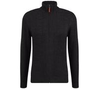 Strickjacke BLEND "Strickjacke BHOteros", Herren, Gr. M, schwarz, Obermaterial: 100% Polyacryl PAN., Strickjacken Strickjacke (50355308-M) schwarz