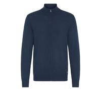 Strickjacke BLEND "Strickjacke BHWebe", Herren, Gr. XL, blau (marineblaus), Obermaterial: 78% Viskose CV. 22% Polyester PES., Strickjacken Strickjacke (51562356-XL) marineblaus