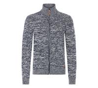 Strickjacke BLEND "Trainingsjacke BHDano", Herren, Gr. L, blau (marineblaus), Obermaterial: 70% Baumwolle CO recyc.. 30% Polyester Pol. recyc.., Strickjacken Strickjacke (22784049-L) marineblaus