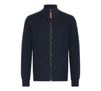 Strickjacke BLEND "Trainingsjacke BHMFINDUS", Herren, Gr. M, blau (marineblaus), Obermaterial: 70% Baumwolle CO recyc.. 30% Polyester Pol. recyc.., Strickjacken Strickjacke (57200719-M) marineblaus