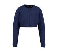 Strickjacke BLUE SEVEN "Blue Seven Mädchen Bolero Strickjacke", Mädchen, Gr. 134, 5750, dk blau, 100% Baumwolle, regular fit, Rundhals, Strickjacken Strickjacke (28133952-134) 5750, dk blau