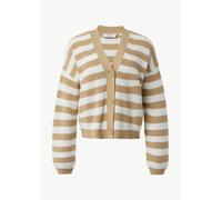 Strickjacke braun|weiß 36