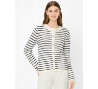 Strickjacke BRAX "Style ANN", Damen, Gr. 34, navy, Strick, 100% Baumwolle, Rundhals, Strickjacken Strickjacke (48872568-34) navy