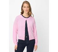 Brax Damen Strickjacke Style ANN, Rosa, Gr. 44