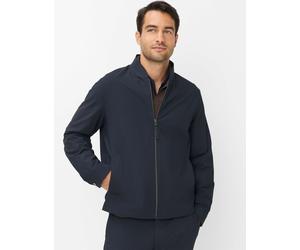 Strickjacke BRAX "Style JAMIE", Herren, Gr. L, navy, Web, 66% Polyester, 28% Viskose, 6% Elasthan, Strickjacken Strickjacke (89207654-L) navy