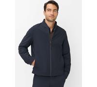 Strickjacke BRAX "Style JAMIE", Herren, Gr. M, navy, Web, 66% Polyester, 28% Viskose, 6% Elasthan, Strickjacken Strickjacke (89207654-M) navy