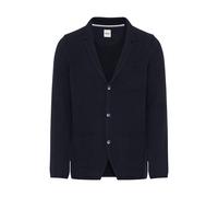 Strickjacke BRAX "Style JASPER", Herren, Gr. L, navy, Strick, 60% Baumwolle, 40% Polyacryl, Strickjacken Strickjacke (69074942-L) navy