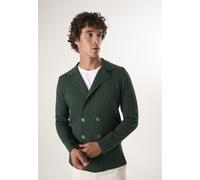 Strickjacke Cardigan Mit Gekerbtem Kragen 2XL