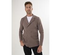 Strickjacke Cardigan Mit Gekerbtem Kragen XL