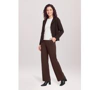 Strickjacke CARTOON "Damen mit Fransen", Damen, Gr. 40, braun (dunkelbraun), Obermaterial: 52% Viskose, 30% Polyester, 18% Polyamid, Basic normal, Strickjacken Strickjacke (61490943-40) dunkelbraun