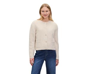 Strickjacke CARTOON "Damen mit Knopfleiste", Damen, Gr. 42, beige, Obermaterial: 93% Polyester, 5% Alpaka, 2% Elasthan, lässig geschnitten normal, Rundhals, Strickjacken Strickjacke (49724548-42) beig