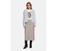 Strickjacke CARTOON "Damen mit Rundhalsausschnitt", Damen, Gr. 34, grau, Obermaterial: 85% Polyamid, 15% Polyester, normal normal, Rundhals, Strickjacken Strickjacke (34707125-34) grau