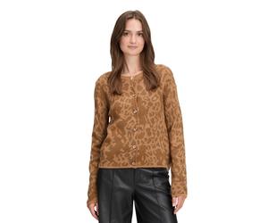 Strickjacke CARTOON "Damen mit Rundhalsausschnitt", Damen, Gr. 36, camel, braun, Obermaterial: 70% Polyacryl, 30% Polyamid, normal normal, Rundhals, Strickjacken Strickjacke (67291405-36) camel, braun