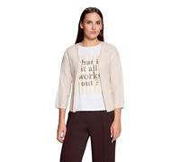 Strickjacke CARTOON "Damen mit Rundhalsausschnitt", Damen, Gr. 38, beige, Obermaterial: 50% Polyacryl, 28% Polyester, 22% Polyamid, relaxed fit normal, Rundhals, Strickjacken Strickjacke (79283239-38)