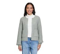 Strickjacke CARTOON "Damen mit Taschen", Damen, Gr. 36, jadeite, Obermaterial: 62% Polyester, 25% Polyacryl, 6% Polyester, 4% Wolle, 3% Polyamid, oversize normal, Rundhals, Strickjacken Strickjacke (3
