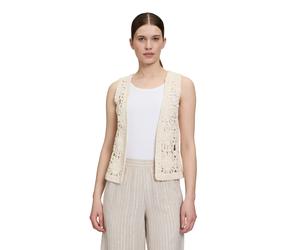Strickjacke CARTOON "Damen mit V-Ausschnitt", Damen, Gr. 34, beige, Obermaterial: 100% Baumwolle, tailliert normal, Strickjacken Strickjacke, Material (22392756-34) beige