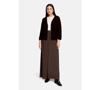 Strickjacke CARTOON "Damen mit V-Ausschnitt", Damen, Gr. 36, braun (dunkelbraun), Obermaterial: 52% Viskose, 28% Polyester, 20% Polyamid, normal normal, V-Ausschnitt, Strickjacken Strickjacke (4412322