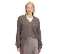 Strickjacke CARTOON "Damen mit V-Ausschnitt", Damen, Gr. 44, braun (braun, copper), Obermaterial: 34% Polyester, 32% Polyacryl, 21% Polyester, 9% Polyamid, 4% Wolle, oversize normal, V-Ausschnitt, Str