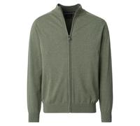 Strickjacke CASAMODA "CASAMODA Strickjacke uni", Herren, Gr. 3XL, apfelgrün, 100% Baumwolle, Strickjacken Strickjacke (76696438-XXXL) apfelgrün