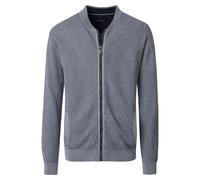 Strickjacke CASAMODA "CASAMODA Strickjacke uni", Herren, Gr. 6XL, blau (hellblau), 100% Baumwolle, Strickjacken Strickjacke (53561906-6XL) hellblau