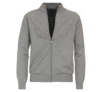CASAMODA Cardigan Langarm mit Reißverschluss grau M