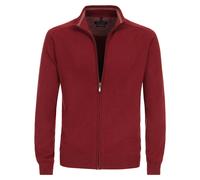 Strickjacke CASAMODA "CASAMODA Strickjacke uni", Herren, Gr. S, rot (hellrot), 100% Baumwolle, Strickjacken Strickjacke (54909638-S) hellrot