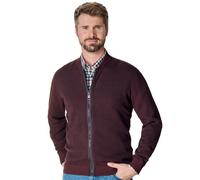 Strickjacke CASAMODA "CASAMODA uni" Gr. XXL, rot (dunkelrot) Herren Strickjacken (43686711-XXL) dunkelrot
