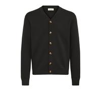 Strickjacke CASUAL FRIDAY "Strickjacke CFAgnar", Herren, Gr. XL, schwarz (schwarz beauty), Obermaterial: 39% Baumwolle CO. 34% Polyester PES. 27% Viskose CV., Strickjacken Strickjacke (83006411-XL) sc