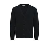 Strickjacke CASUAL FRIDAY "Strickjacke CFKarl", Herren, Gr. XXL, blau (schwarz navy), Obermaterial: 80% Lammfell LF. 20% Polyamid PA., Strickjacken Strickjacke (83054064-XXL) schwarz navy