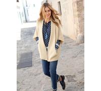 Strickjacke CLASSIC BASICS, Damen, Gr. 1, beige (sand), 100% Polyacryl, unifarben, Strickjacken Strickjacke (25411701-1) sand