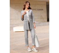 Strickjacke CLASSIC BASICS, Damen, Gr. 38, grau (steingrau), 82% Polyacryl, 11% Polyester, 7% metallisierte Fasern, unifarben, Strickjacken Strickjacke (98314618-38) steingrau