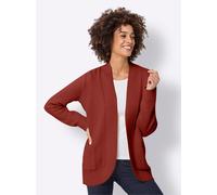 Strickjacke CLASSIC BASICS, Damen, Gr. 52, rot (kirsche), 100% Polyacryl, unifarben, Strickjacken Strickjacke (72013362-52) kirsche