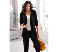 Strickjacke CLASSIC BASICS, Damen, Gr. 56, schwarz, 100% Polyacryl, unifarben, Strickjacken Strickjacke, Topseller (87903528-56) schwarz