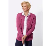 Strickjacke CLASSIC, Damen, Gr. 38, lila (erika), 100% Polyacryl, unifarben, Strickjacken Strickjacke (65846110-38) erika