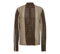 Strickjacke CLEAN CUT COPENHAGEN "Clean Cut Copenhagen Buckley Cardigan", Herren, Gr. XS, schwarz braun, 100% Baumwolle, mehrfarbig, normal, amerikanischer Ausschnitt, Strickjacken Strickjacke (188139