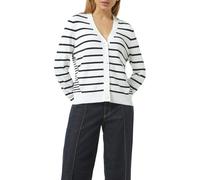 Comma Strickjacke mit variierendem Streifenmuster