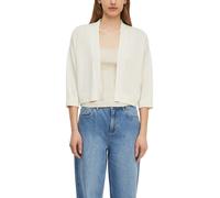 Strickjacke COMMA, Herren, Gr. L (40), ecru, Strick, Obermaterial: 66% Lyocell, 34% Baumwolle, unifarben, regular fit normal, ohne Ausschnitt, Bündchen, Strickjacken Strickjacke, mit Bündchen (2835563