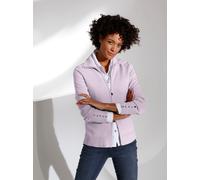 Strickjacke CREATION L PREMIUM, Damen, Gr. 36, lila (flieder), 100% Baumwolle, unifarben, Strickjacken Strickjacke (86753939-36) flieder
