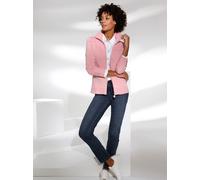 Strickjacke CREATION L PREMIUM, Damen, Gr. 40, rosa (rosenquarz), 100% Baumwolle, unifarben, Strickjacken Strickjacke (95551849-40) rosenquarz