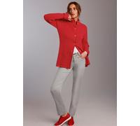 Strickjacke CREATION L PREMIUM, Damen, Gr. 48, rot, 50% Modal, 28% Polyester, 22% Polyamid, unifarben, Strickjacken Strickjacke (14754747-48) rot