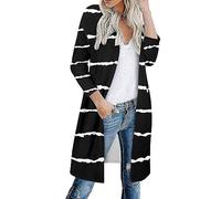 Strickjacke Damen Elegant Outwear Lang Cardigan,Strickjacke Mit Farbverlauf,Strickmantel Damen Schwarz Lang,Coole Jacken Damen,Jeansmantel Damen,Rosa Cardigan