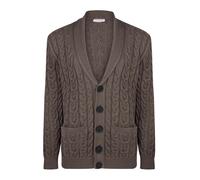 Strickjacke FELIX HARDY "Geknöpfte Strickjacke", Herren, Gr. L, braun, 100% Baumwolle, Strickjacken Strickjacke (81105301-L) braun