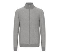 Strickjacke FQ1924 "Strickjacke FQLewis", Herren, Gr. XXL, grau (steel gray), Obermaterial: 100% Baumwolle CO., Strickjacken Strickjacke (60268654-XXL) steel gray