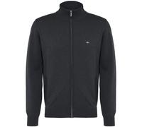 Fynch-Hatton Cardigan Herren Regular Fit Baumwolle Schwarz, L