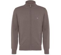 FYNCH-HATTON Strickjacke aus Baumwolle mit Stehkragen Earth/M