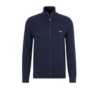 GANT Herren Extrafine Lambswool Zip Cardigan Strickjacke, Marine, X-Large