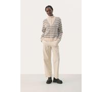 Strickjacke Gerade Passform white blue S