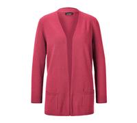 Strickjacke GOLDNER "Langarm Feinstrick-Cardigan", Damen, Gr. 40, rosa (pink), Obermaterial: 100% Kaschmir WS., figurumspielend, Rippe, Strickjacken Strickjacke, Ohne (72989208-40) pink
