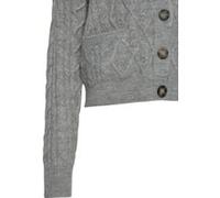 Strickjacke grau-meliert 36/38