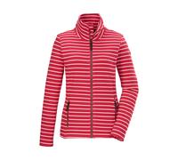 Strickjacke "GS 60 WMN FLX JCKT", Damen, Gr. 42, pink, Oberstoff: 65% Polyester, 32% Viskose, 3% Elasthan, G.I.G.A. DX BY KILLTEC, sportlich, Strickjacken, Gestreifte Damenjacke, Stehkragen, Zipper-Ta